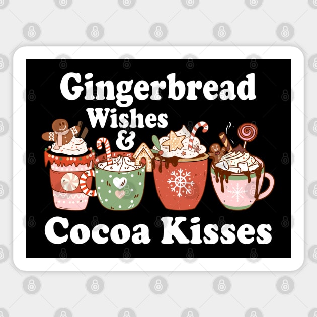 Gingerbread Wishes & Cocoa Kisses Magnet by Etopix